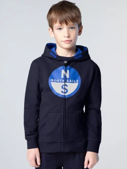 North Sails Felpa hoodie con maxi logo* Outlet