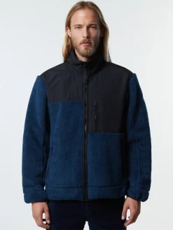 North Sails Felpa in pile e ripstop*Uomo Outlet|Felpe