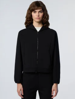 North Sails Felpa in scuba con cappuccio*Donna Felpe