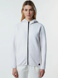 North Sails Felpa in scuba con cappuccio*Donna Outlet|Felpe