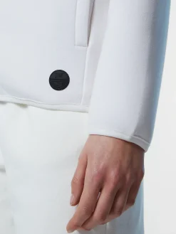 North Sails Felpa in scuba con cappuccio*Donna Outlet|Felpe