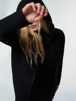 North Sails Felpa in scuba con cappuccio*Donna Outlet|Felpe