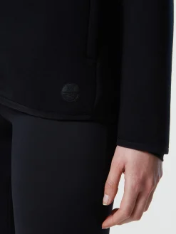 North Sails Felpa in scuba con cappuccio*Donna Outlet|Felpe