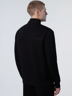 North Sails Felpa in scuba con mezza zip*Uomo Felpe