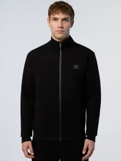 North Sails Felpa in scuba con zip*Uomo Shop By Look|Felpe