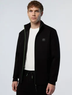 North Sails Felpa in scuba con zip*Uomo Shop By Look|Felpe