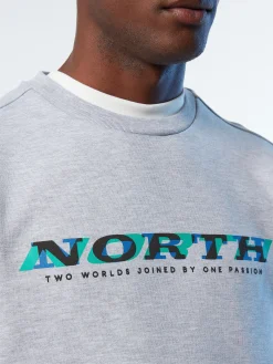 North Sails Felpa in tessuto riciclato*Uomo Outlet|Felpe