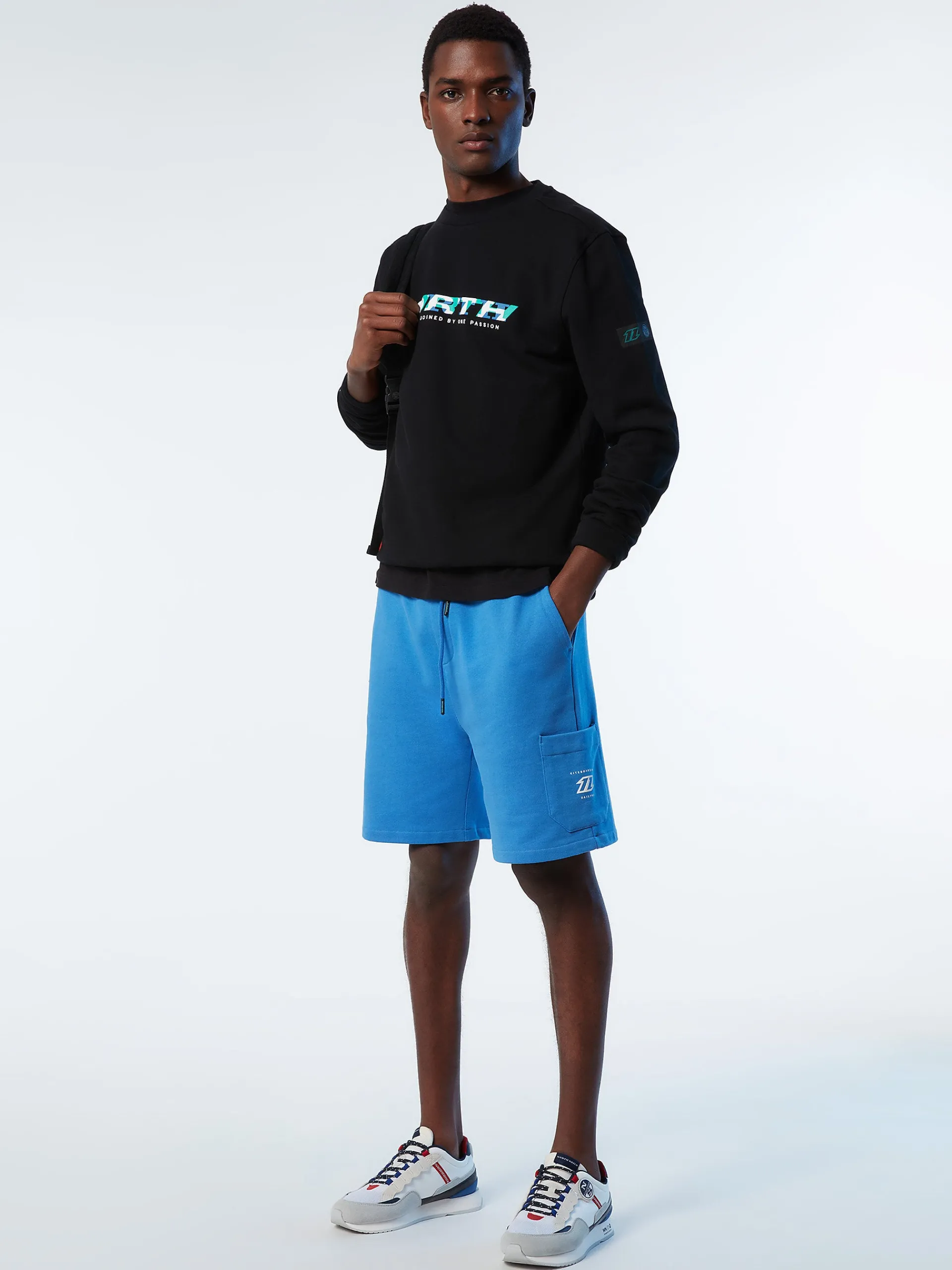 North Sails Felpa in tessuto riciclato*Uomo Outlet|Felpe