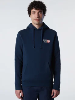 North Sails Felpa stampata con cappuccio*Uomo Outlet|Felpe