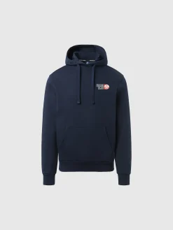 North Sails Felpa stampata con cappuccio*Uomo Outlet|Felpe