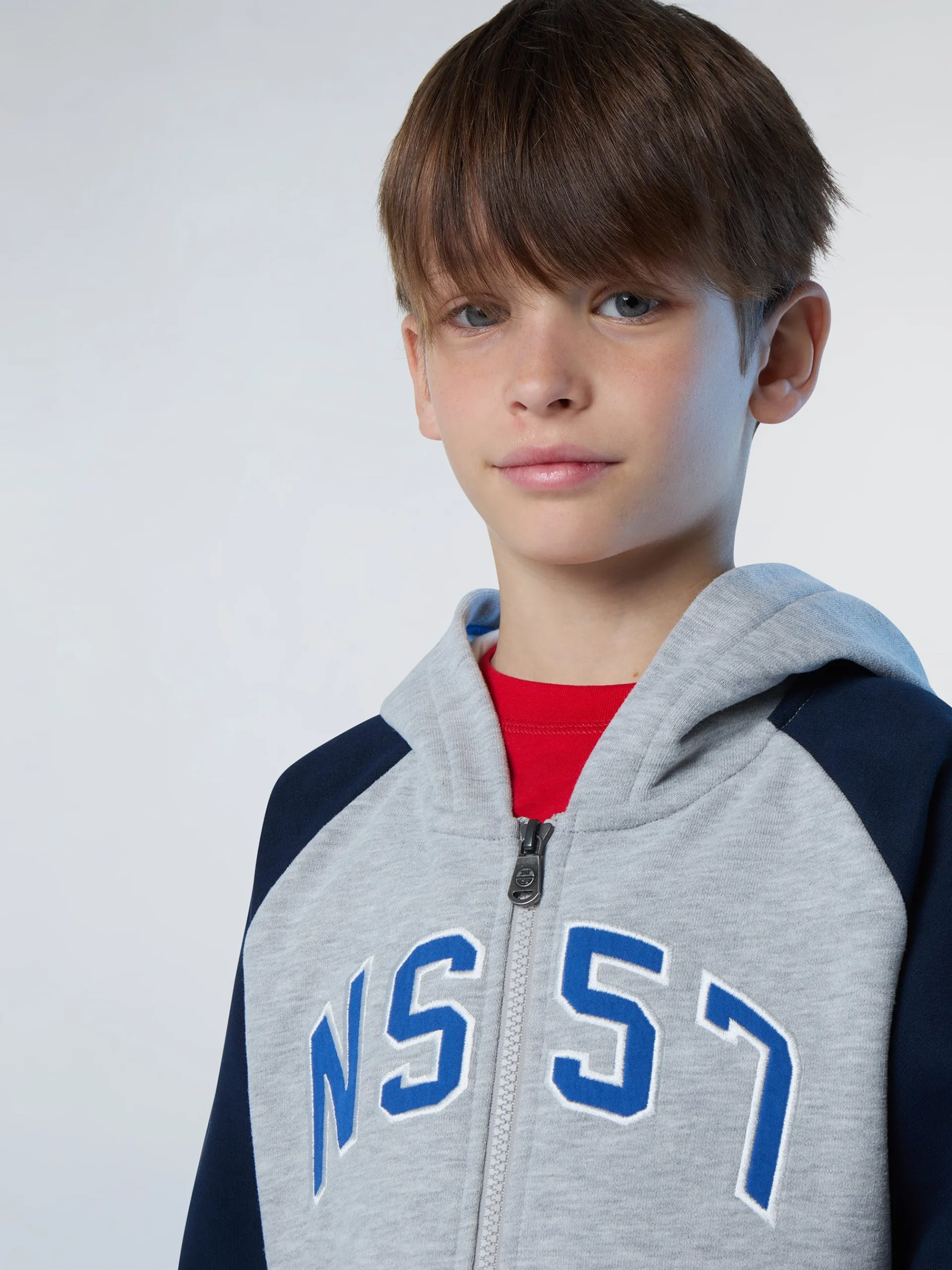 North Sails Felpa varsity con zip* Outlet