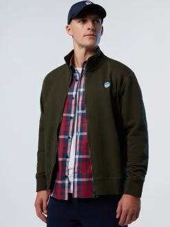 North Sails Full-zip sweatshirt with logo*Uomo Felpe