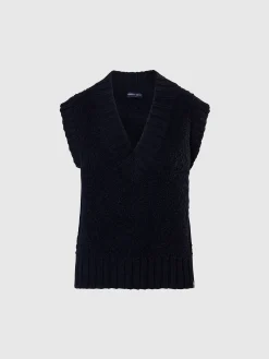 North Sails Gilet in bouclé con scollo a V*Donna Shop By Look|Maglioni E Cardigan