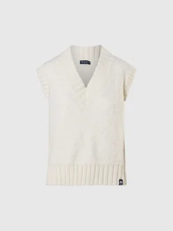 North Sails Gilet in bouclé con scollo a V*Donna Shop By Look|Maglioni E Cardigan