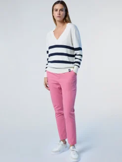North Sails Maglia con scollo a V in aloe*Donna Outlet|Maglioni E Cardigan