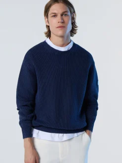 North Sails Maglia girocollo a costine*Uomo Outlet|Maglioni E Cardigan