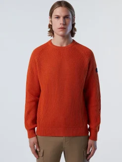 North Sails Maglia girocollo a costine*Uomo Outlet|Maglioni E Cardigan