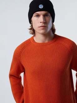 North Sails Maglia girocollo a costine*Uomo Outlet|Maglioni E Cardigan