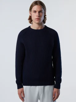 North Sails Maglia girocollo a costine*Uomo Outlet|Maglioni E Cardigan