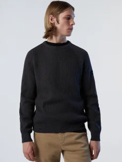 North Sails Maglia girocollo a costine*Uomo Outlet|Maglioni E Cardigan