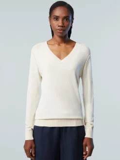 North Sails Maglia in aloe con collo a V*Donna Outlet