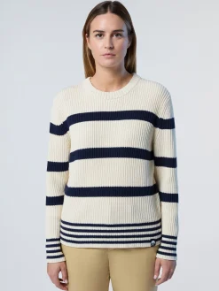 North Sails Maglia in cotone a coste*Donna Outlet|Maglioni E Cardigan