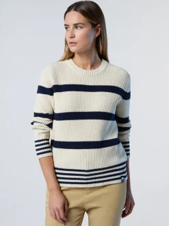 North Sails Maglia in cotone a coste*Donna Outlet|Maglioni E Cardigan