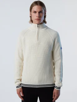 North Sails Maglia in lana con mezza zip*Uomo Outlet|Maglioni E Cardigan