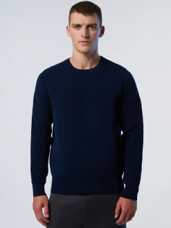 North Sails Maglione con lavorazione grafica*Uomo Maglioni E Cardigan