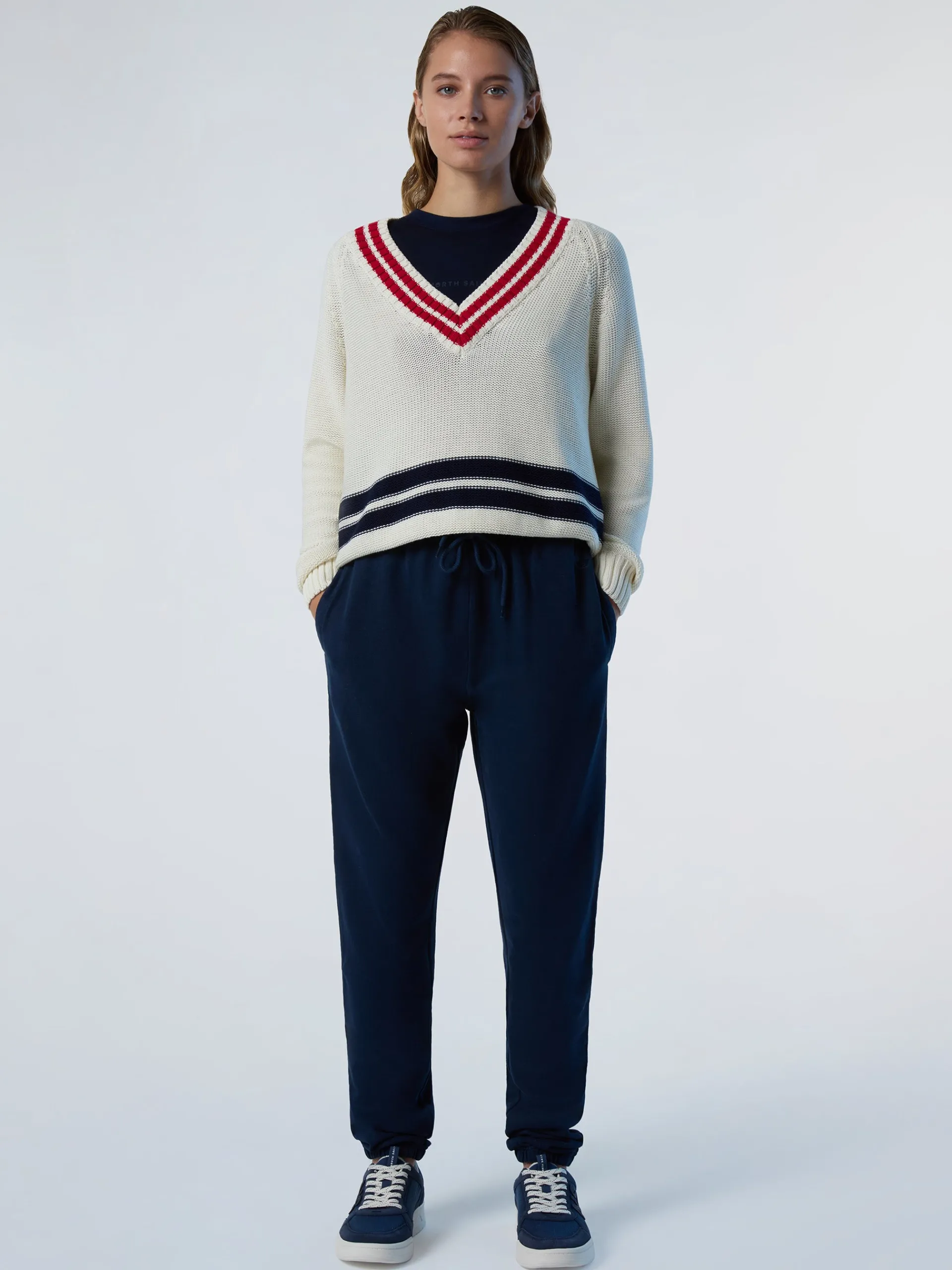 North Sails Maglione con scollo a V*Donna Outlet|Maglioni E Cardigan