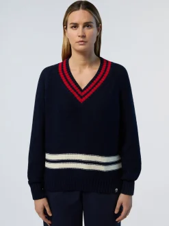 North Sails Maglione con scollo a V*Donna Outlet|Maglioni E Cardigan