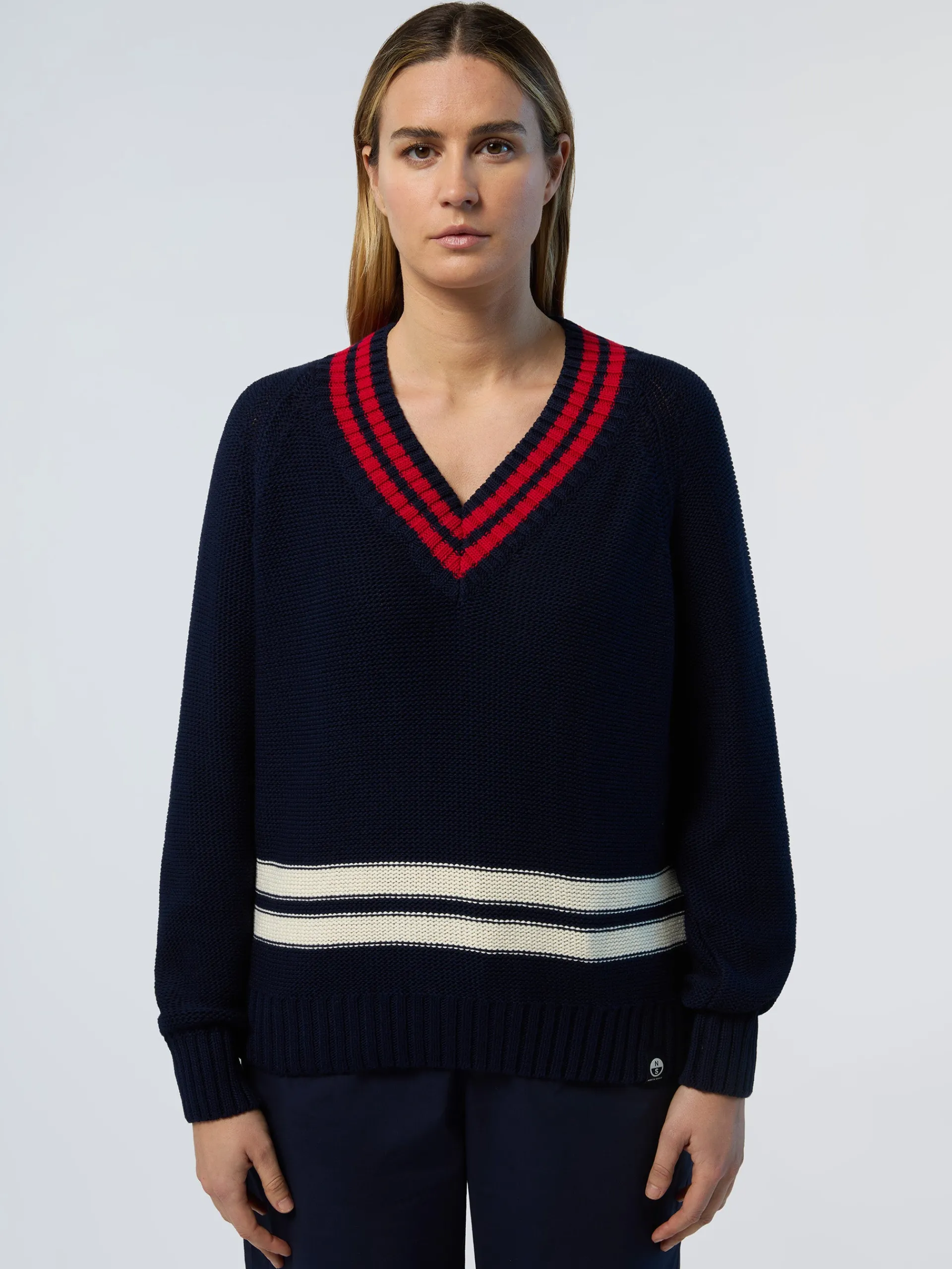 North Sails Maglione con scollo a V*Donna Outlet|Maglioni E Cardigan