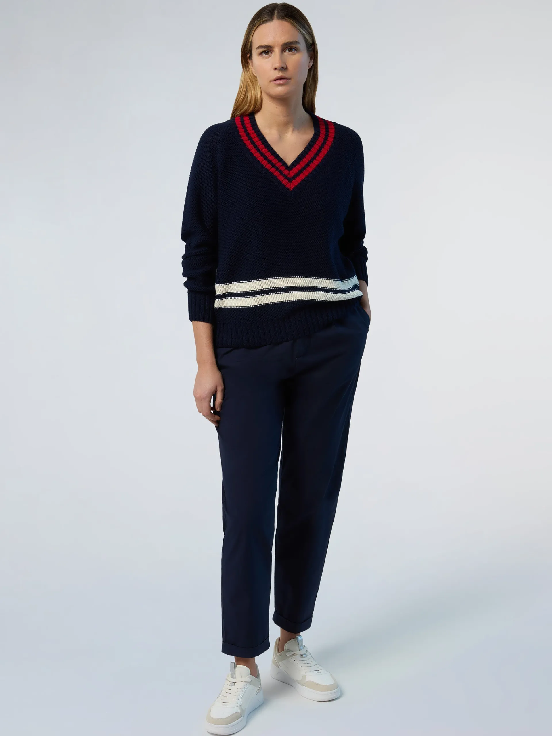 North Sails Maglione con scollo a V*Donna Outlet|Maglioni E Cardigan