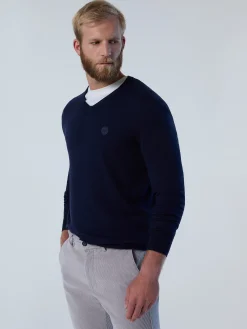 North Sails Maglione con scollo a V*Uomo Outlet|Maglioni E Cardigan