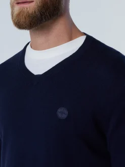 North Sails Maglione con scollo a V*Uomo Outlet|Maglioni E Cardigan