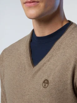 North Sails Maglione con scollo a V*Uomo Maglioni E Cardigan