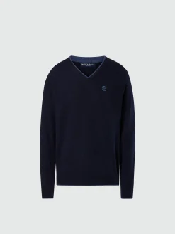 North Sails Maglione con scollo a V*Uomo Maglioni E Cardigan