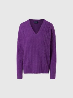 North Sails Maglione con scollo a V a trecce*Donna Shop By Look|Maglioni E Cardigan