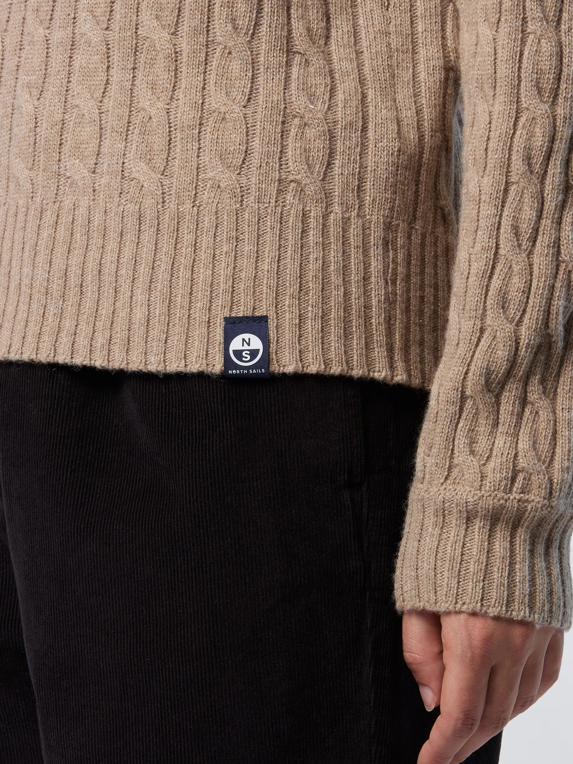 North Sails Maglione con scollo a V a trecce*Donna Shop By Look|Maglioni E Cardigan