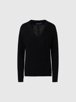 North Sails Maglione con scollo a V a trecce*Donna Shop By Look|Maglioni E Cardigan