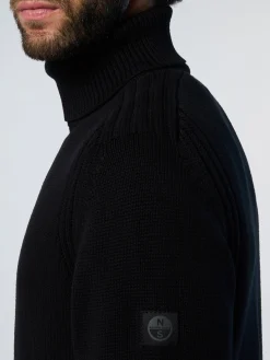 North Sails Maglione dolcevita a coste*Uomo Maglioni E Cardigan