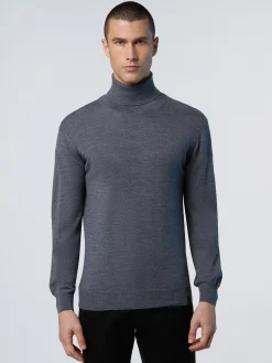 North Sails Maglione dolcevita in hydrowool*Uomo Maglioni E Cardigan