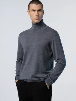 North Sails Maglione dolcevita in hydrowool*Uomo Maglioni E Cardigan