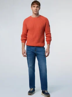 North Sails Maglione girocollo a coste*Uomo Maglioni E Cardigan