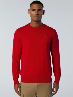 North Sails Maglione girocollo con logo*Uomo Outlet|Maglioni E Cardigan