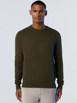 North Sails Maglione girocollo con logo*Uomo Outlet|Maglioni E Cardigan