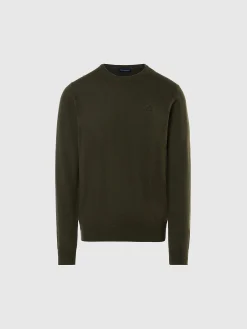 North Sails Maglione girocollo con logo*Uomo Outlet|Maglioni E Cardigan