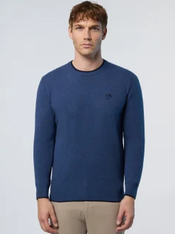 North Sails Maglione girocollo in cashmere*Uomo Maglioni E Cardigan
