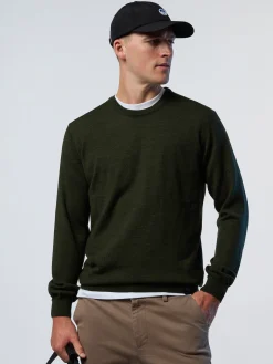 North Sails Maglione girocollo in hydrowool*Uomo Maglioni E Cardigan