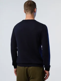 North Sails Maglione girocollo in hydrowool*Uomo Maglioni E Cardigan